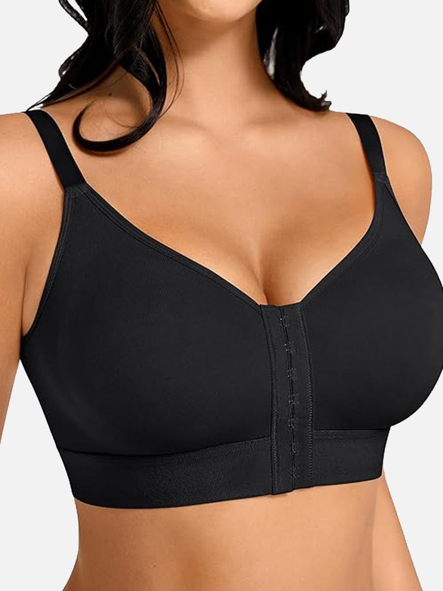 SHAPELX - Post Surgery Full Coverage Compression Surgical Front Closure Mastectomy Bras