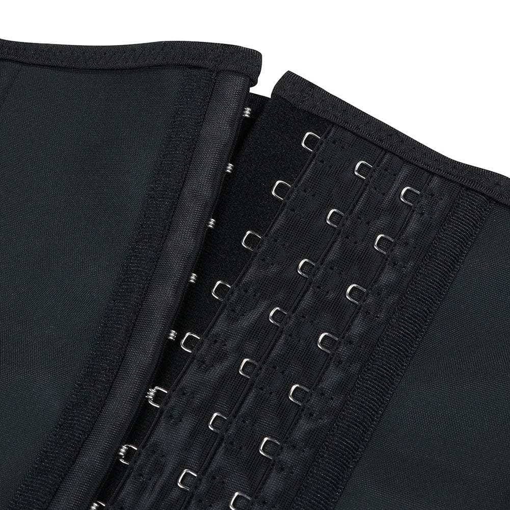 Wholesale Graceful Black Hooks Latex Three-Belt Waist Trainer Anti-Slip