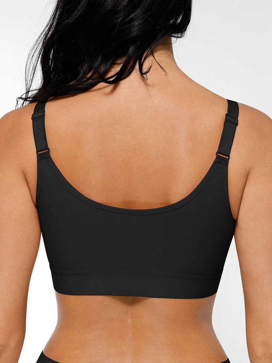 SHAPELX - Post Surgery Full Coverage Compression Surgical Front Closure Mastectomy Bras