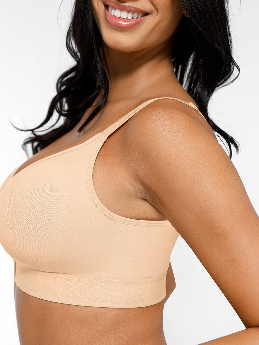 SHAPELX - Post Surgery Full Coverage Compression Surgical Front Closure Mastectomy Bras